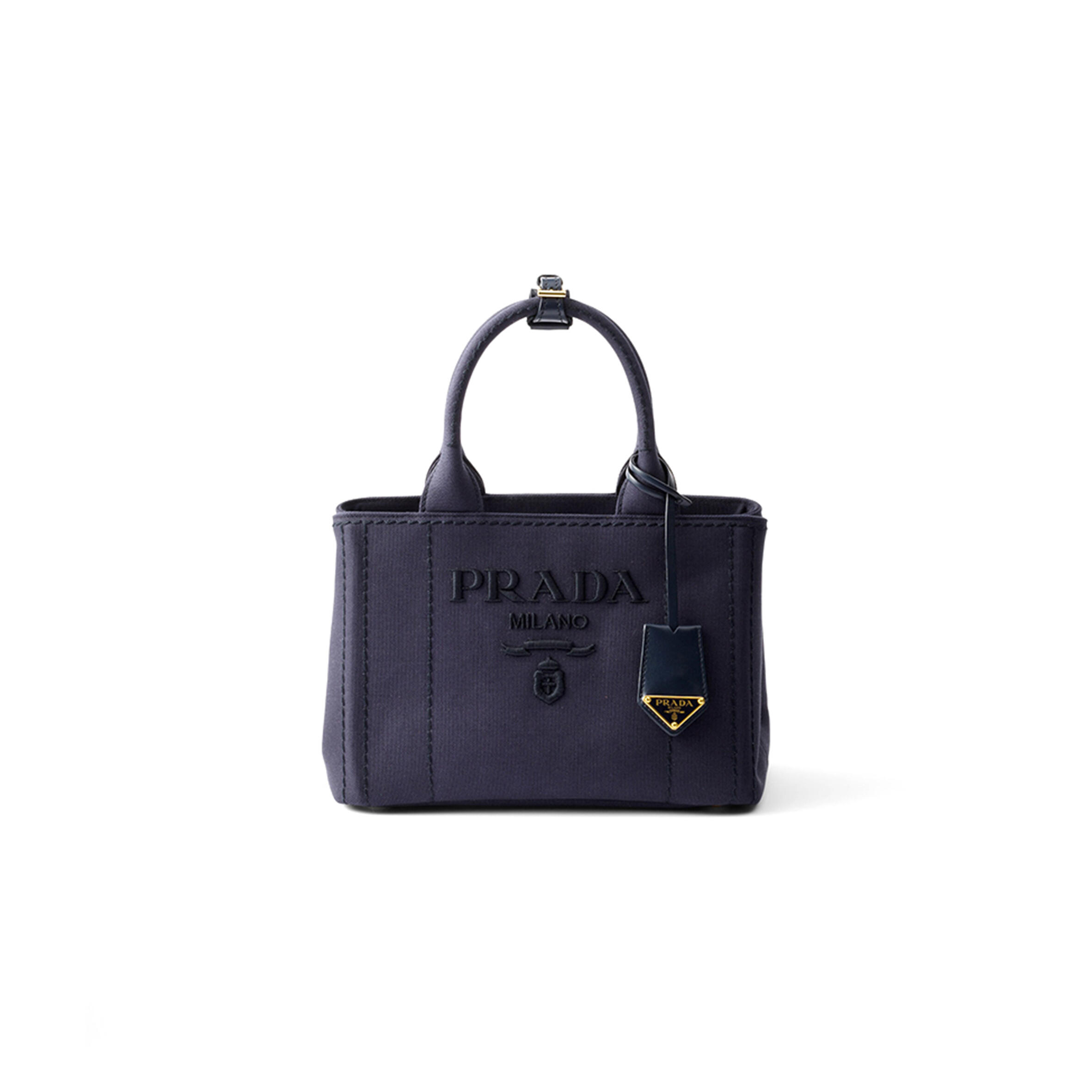 Pra*a jardiniÈre small cotton canvas handbag 1bg464 (26*19*15cm)
